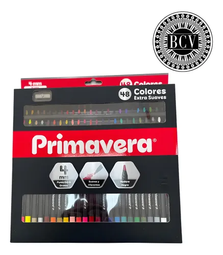 Colores Primavera Black Caja 48 Colores Intensos